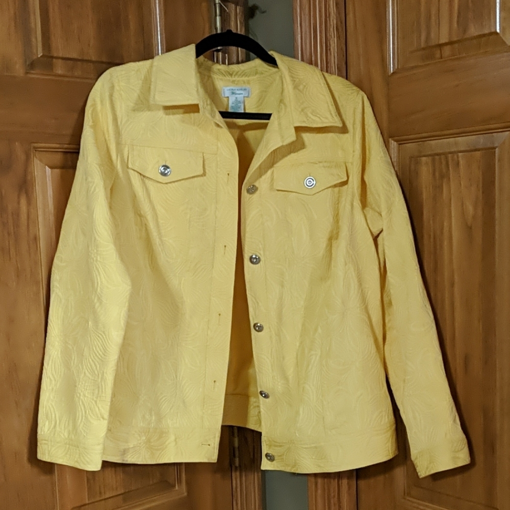 Like New! Laura Ashley 1X Woman's Yellow Jacket Bundle & Save!💲